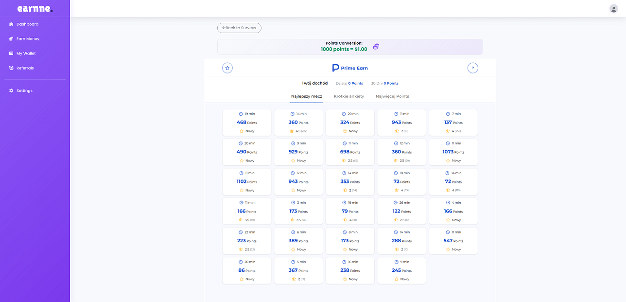 Prime Surveys vs BitLabs payment comparison on Earnne - Compare earning potential