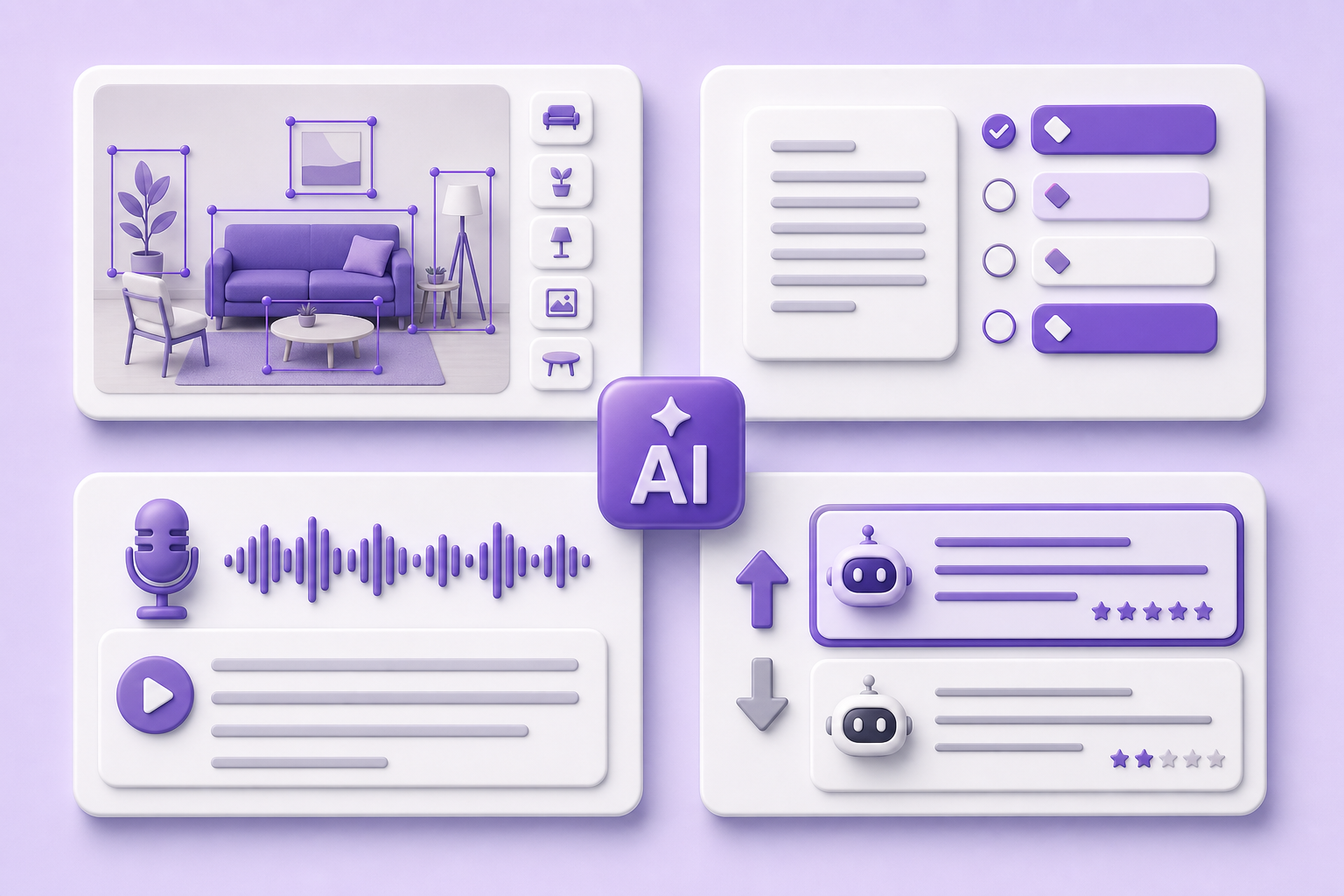 Diagram of AI training task types including labeling, transcription, and ranking