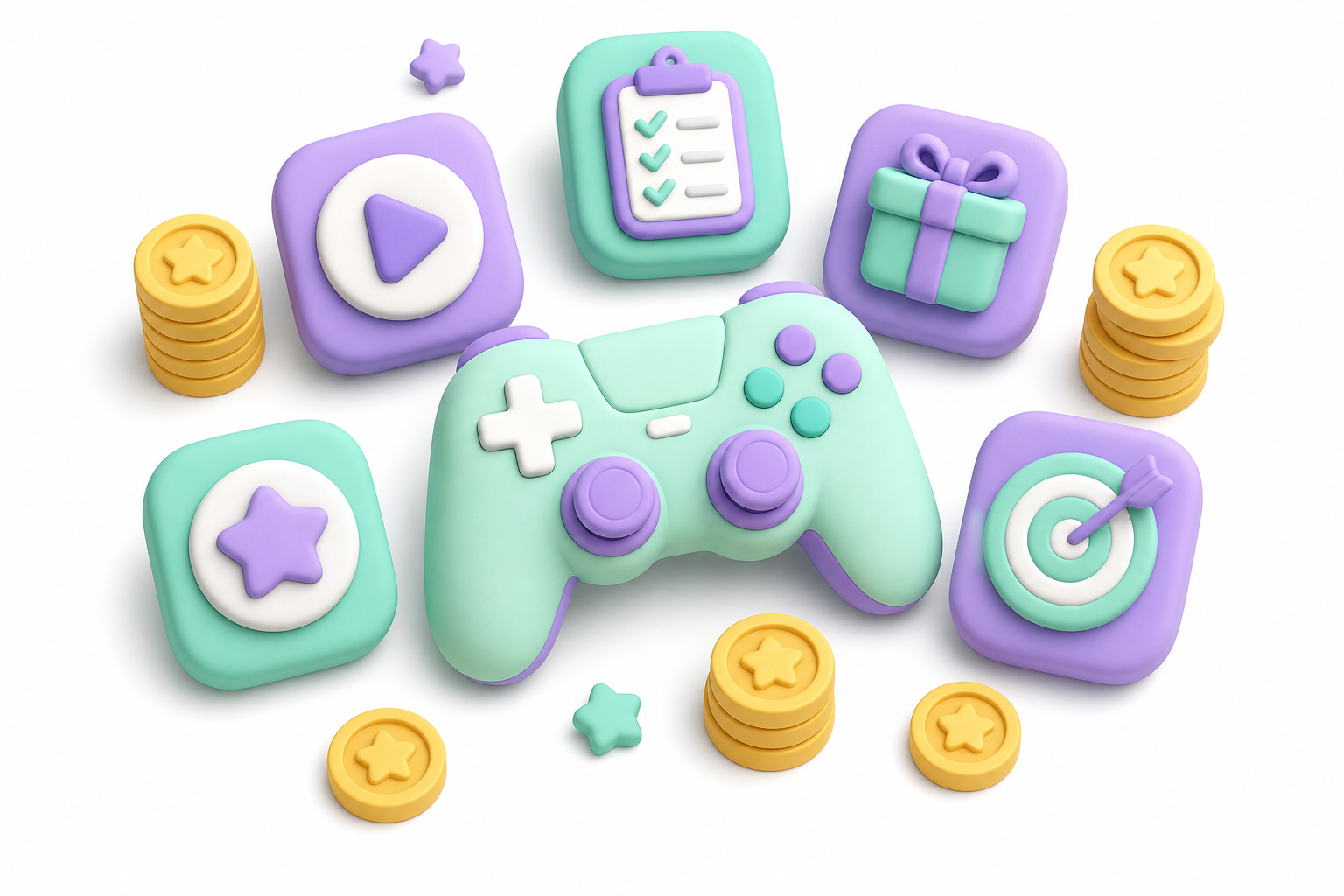 30-day game reward app test showing phone with game icons and earnings counter
