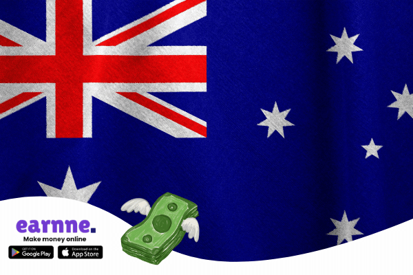Earnne app available in the Australia with rewards and online earning opportunities