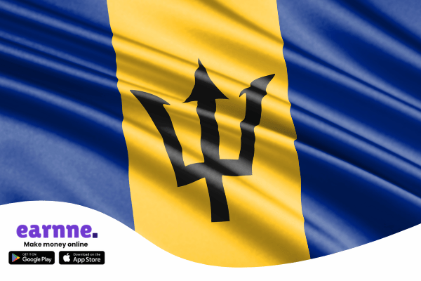 Earnne app available in the Barbados with rewards and online earning opportunities