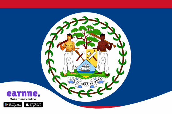 Earnne app available in the Belize with rewards and online earning opportunities