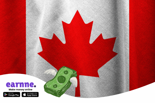 Earnne app available in the Canada with rewards and online earning opportunities