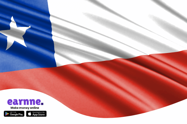 Earnne app available in the Chile with rewards and online earning opportunities