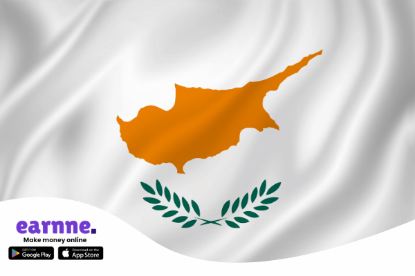 Earnne app available in the Cyprus with rewards and online earning opportunities