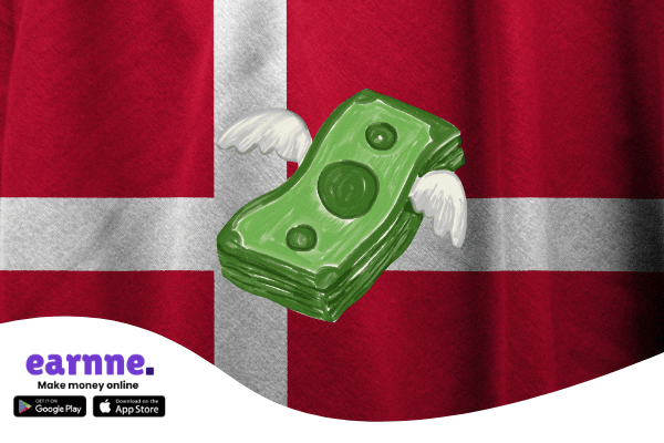 App Earnne disponível no Denmark com recompensas e oportunidades de ganhos online