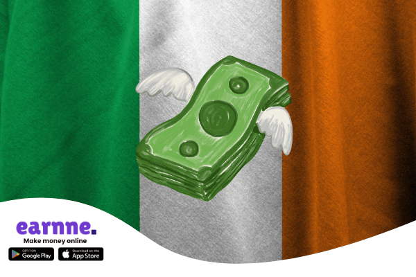 Earnne app available in the Ireland with rewards and online earning opportunities