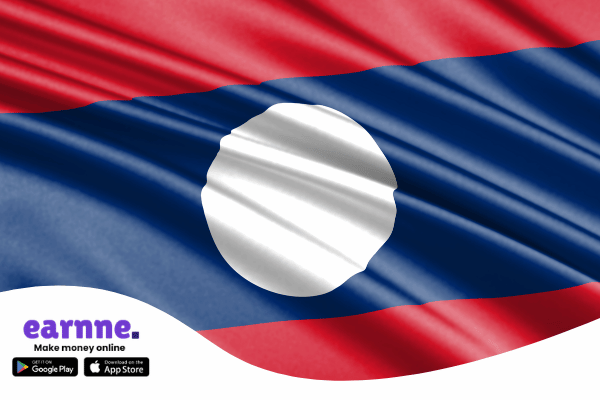 تطبيق Earnne متاح في Laos مع المكافآت وفرص الكسب عبر الإنترنت