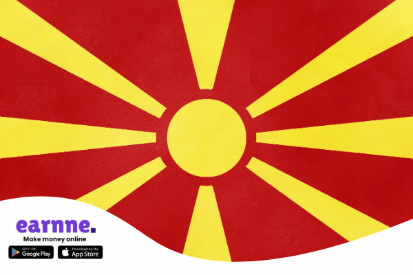 Earnne app available in the North Macedonia with rewards and online earning opportunities