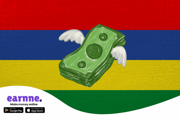 Earnne app available in the Mauritius with rewards and online earning opportunities