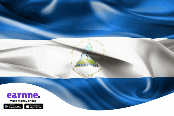 Earnne app available in the Nicaragua with rewards and online earning opportunities