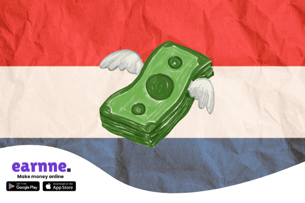 Earnneアプリはオランダでご利用いただけます。報酬とオンライン収益の機会をご用意しています