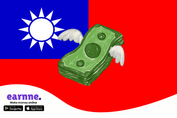 Earnne app available in the Taiwan with rewards and online earning opportunities