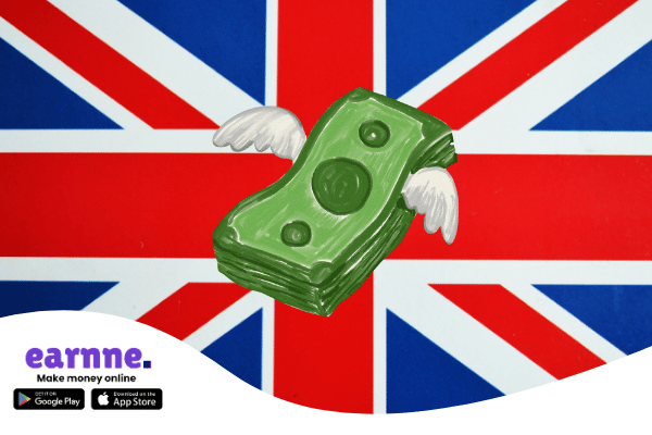Earnne app available in the United Kingdom with rewards and online earning opportunities