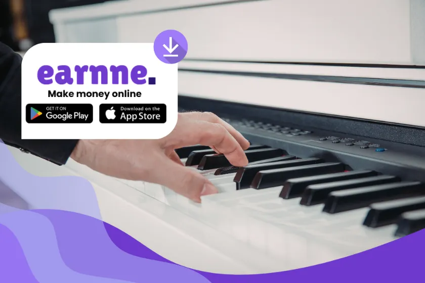 Make money with Digital Piano on Earnne — games and paid offers